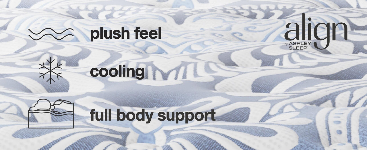 Ashley Plush Luxe 2.0 Blue Queen Mattress