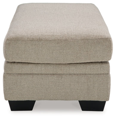 Ashley Stonemeade Taupe Ottoman