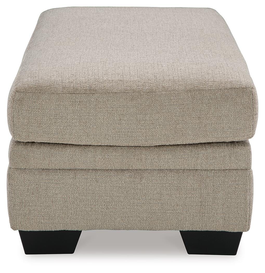 Ashley Stonemeade Taupe Ottoman