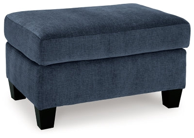 Benchcraft Amity Bay Ink Ottoman