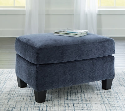 Benchcraft Amity Bay Ink Ottoman