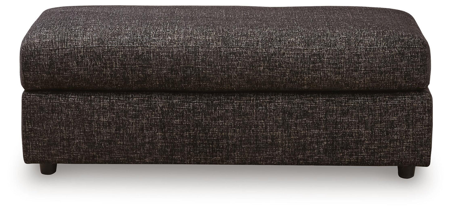 Ashley Coralene Onyx Oversized Accent Ottoman