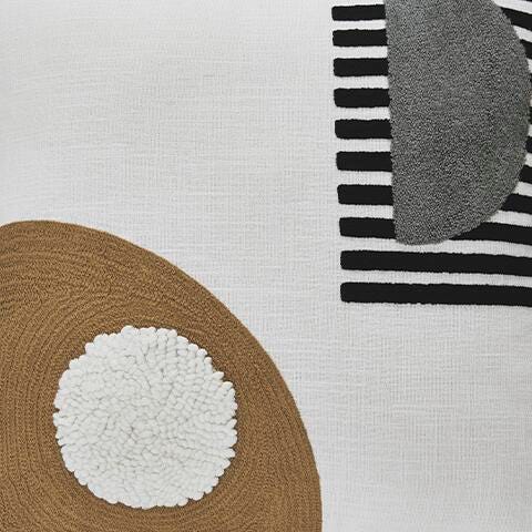 Ashley Longsum Black White Honey Pillow