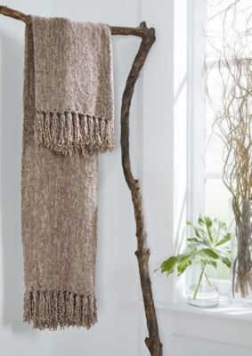 Ashley Tamish Taupe Throw