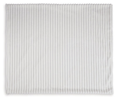 Ashley Alsonwell White Throw (Set of 3)