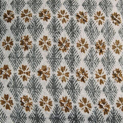Ashley Dainwick White Gray Brown Pillow