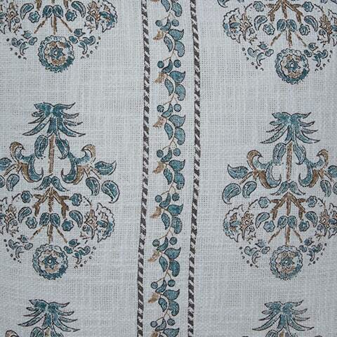 Ashley Paulmour Ivory Green Brown Pillow