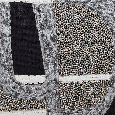 Ashley Gavrileigh Black Gray Ivory Pillow (Set of 4)