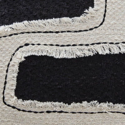 Ashley Veerbank Black Beige Pillow (Set of 4)