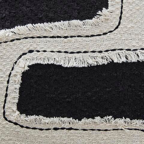 Ashley Veerbank Black Beige Pillow (Set of 4)