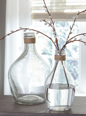 Ashley Marcin Clear Vase (Set of 2)