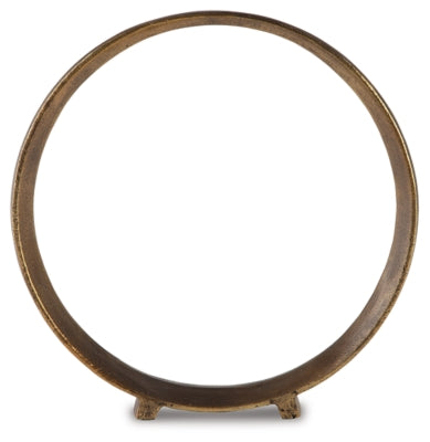 Ashley Ryandale Antique Brass Finish Sculptures (Set of 2)