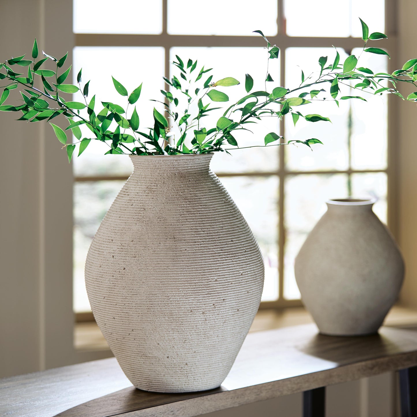 Ashley Hannela Antique Tan Vase