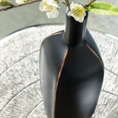 Ashley Rhaveney Black 15.75" H Vases (Set of 3)