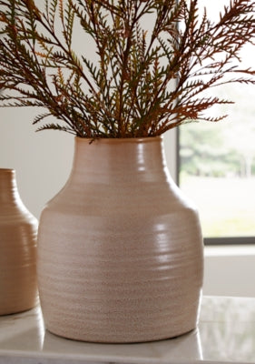 Ashley Millcott Tan Vase