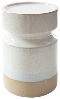 Ashley Hurston Ivory Brown Candle Holder (Set of 3)