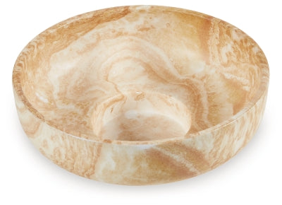 Ashley Cammen Tan White Bowl