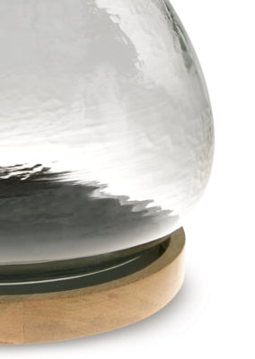 Ashley Adalisen Clear Brown Candle Holder