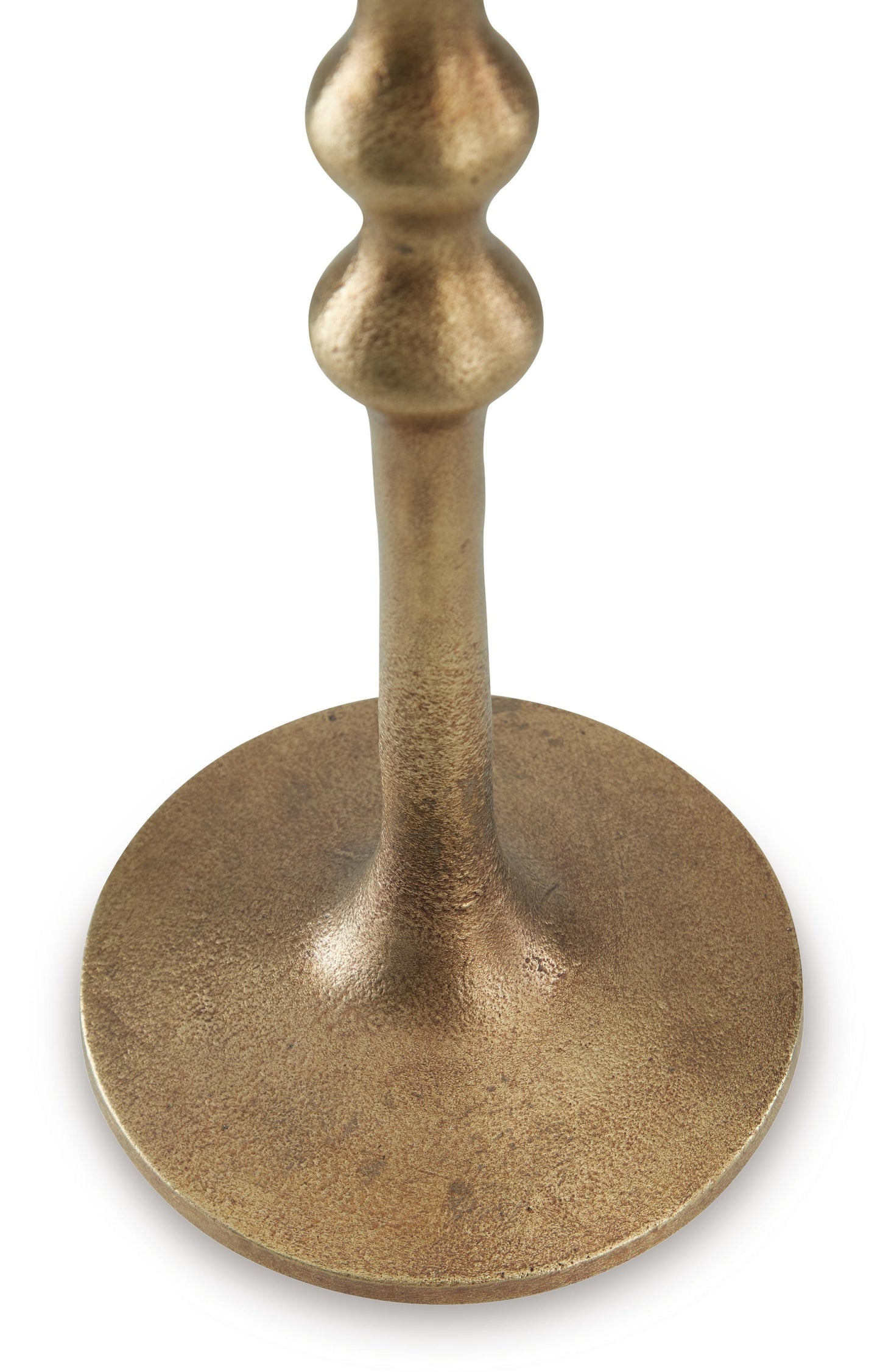 Ashley Larwick Antique Brass Finish Candle Holder (Set of 2)