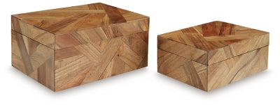 Ashley Antford Brown Box (Set of 2)