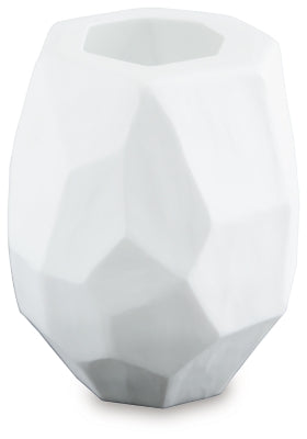Ashley Karenton White Vase