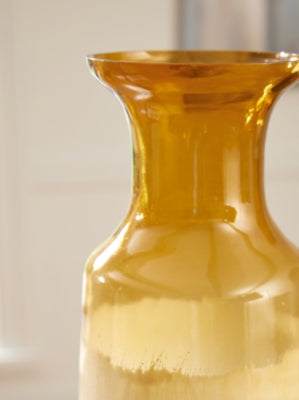 Ashley Wynburg White Amber Vase