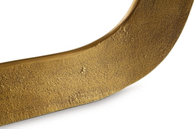 Ashley Lawtonville Antique Gold Finish Vase