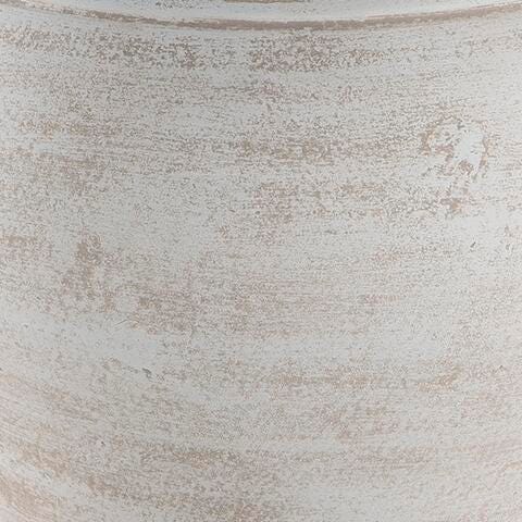 Ashley Meadie Distressed White Vase