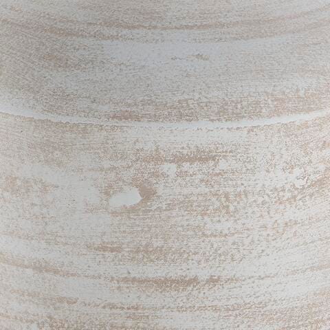 Ashley Meadie Distressed White Vase