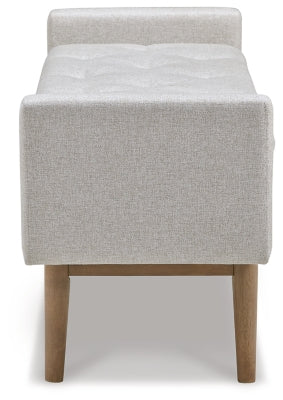 Ashley Briarson Beige Brown Storage Bench