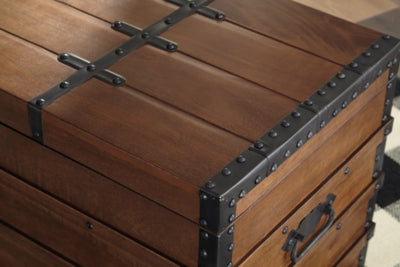 Ashley Kettleby Brown Storage Trunk