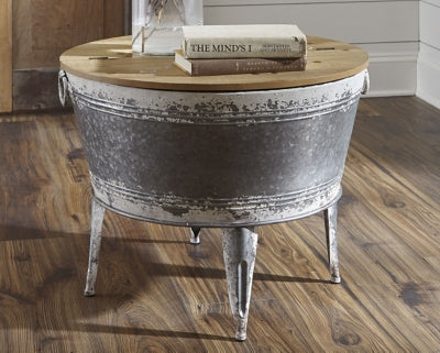 Ashley Shellmond Two-tone Coffee Table With Storage