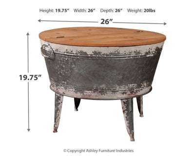Ashley Shellmond Two-tone Coffee Table With Storage