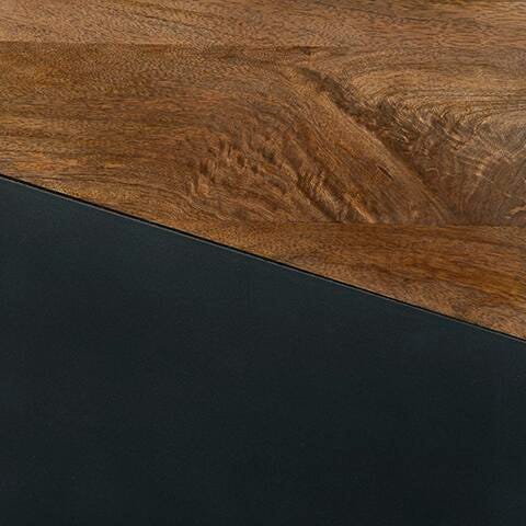 Ashley Trailbend Brown Gunmetal Accent Table