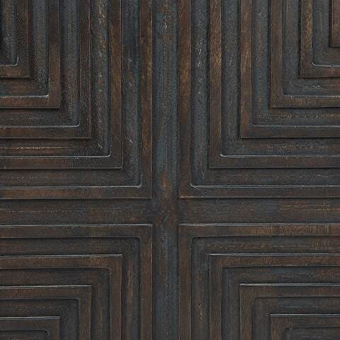 Ashley Elinmore Brown Gold Finish Accent Cabinet