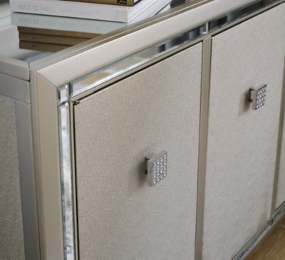 Ashley Chaseton Champagne Accent Cabinet