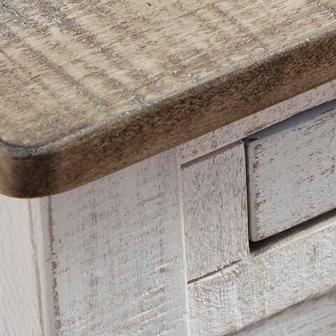 Ashley Adalane White Gray Accent Table