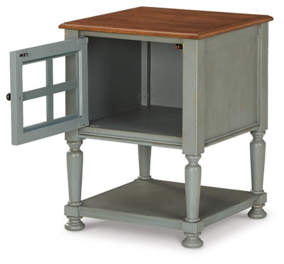 Ashley Mirimyn Gray Brown Accent Cabinet