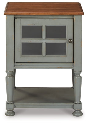 Ashley Mirimyn Gray Brown Accent Cabinet