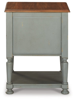 Ashley Mirimyn Gray Brown Accent Cabinet