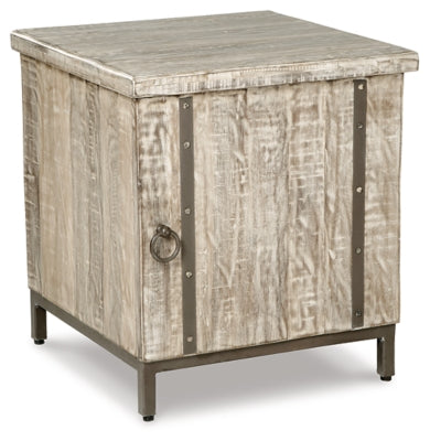 Ashley Laddford Whitewash Single Door Accent Cabinet