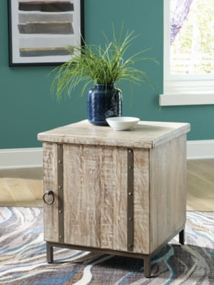 Ashley Laddford Whitewash Single Door Accent Cabinet