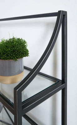 Ashley Dakerwell Antique Black 72" Bookcase