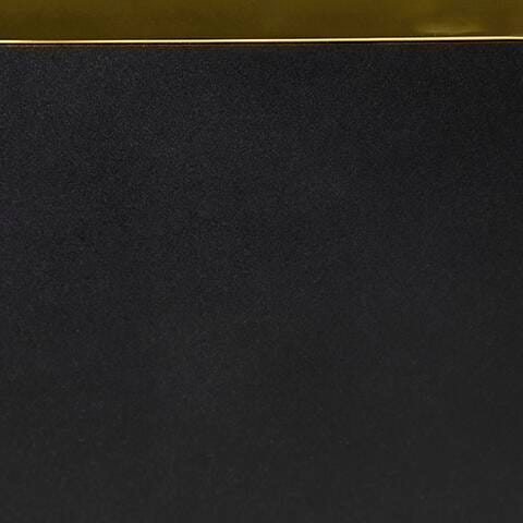Ashley Rexwell Black Gold Finish Accent Table with Speaker