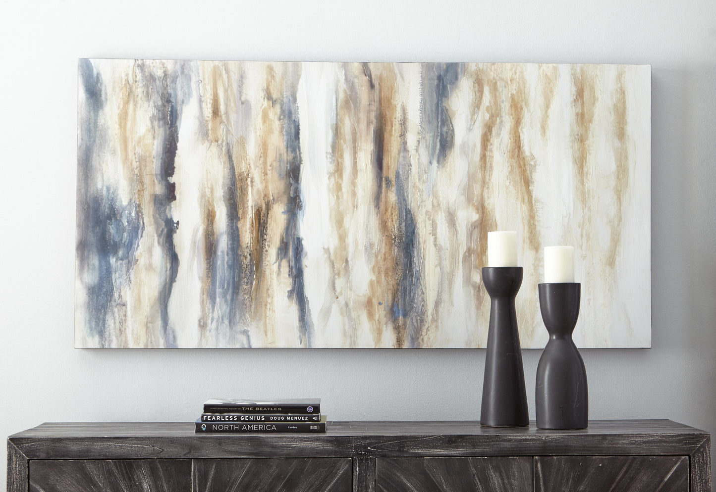 Ashley Joely Blue Tan Wall Art