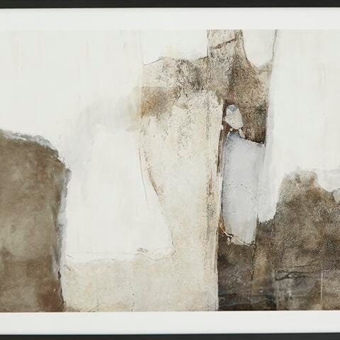 Ashley Aldricton Brown White Wall Art