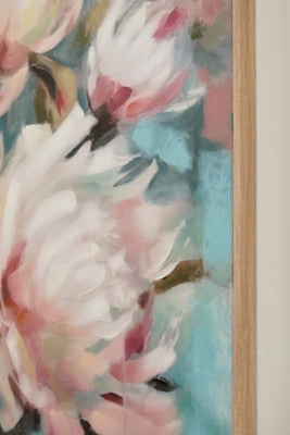 Ashley Parryville Aqua Pink Wall Art