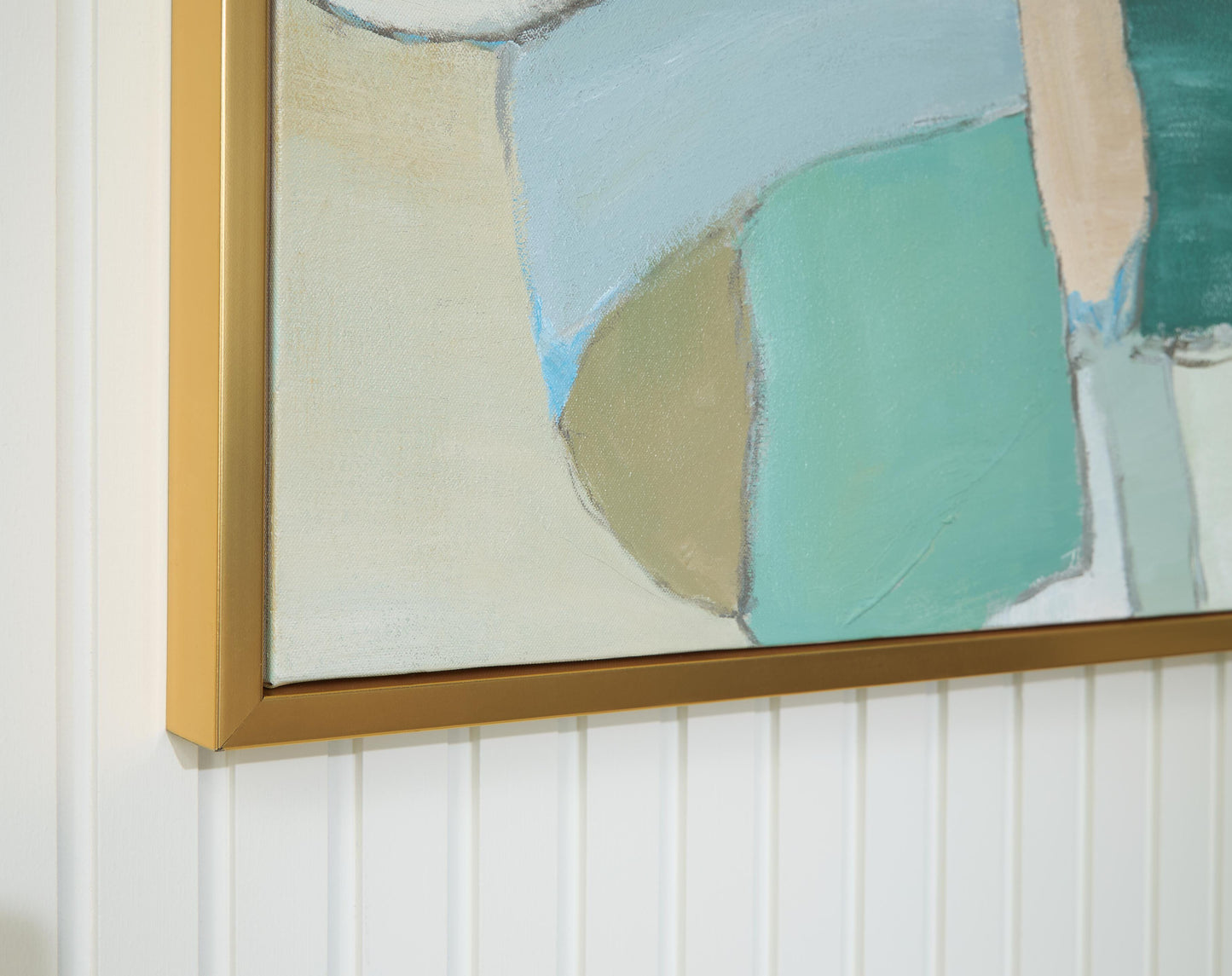 Ashley Wynburn White Blue Green Wall Art