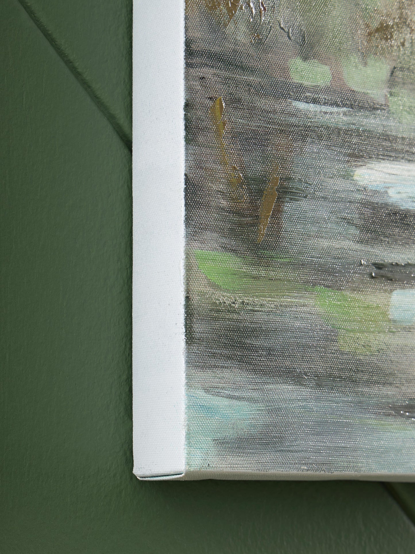 Ashley Evermaddick Green Gray White Wall Art