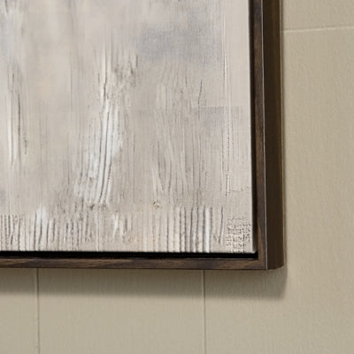 Ashley Junward Brown Tan White Wall Art